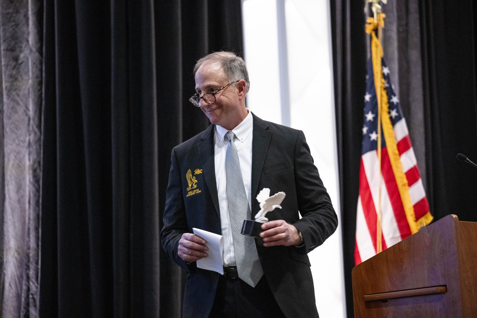 Jack Fite received the Eagle Lifetime Achievement Award Fite Building